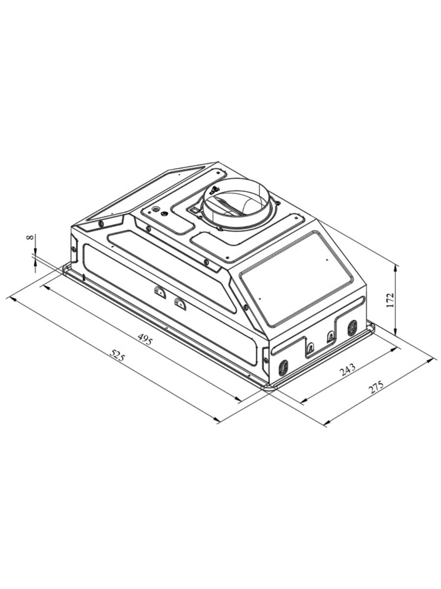 Вытяжка для кухни zorg technology